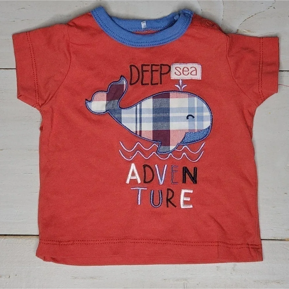 Boys 2 Pc Outfit Deep Sea Adventure 0-3 m
